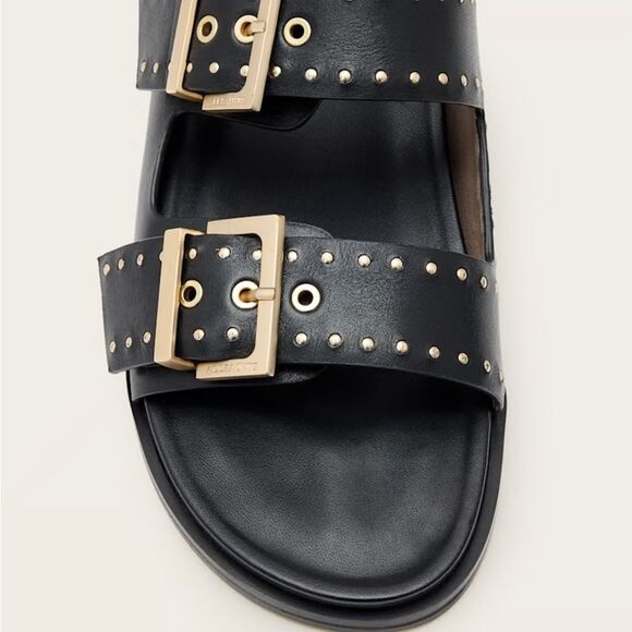 Like New ALL SAINTS Magda Studded Leather Sandals - Picture 4 of 9